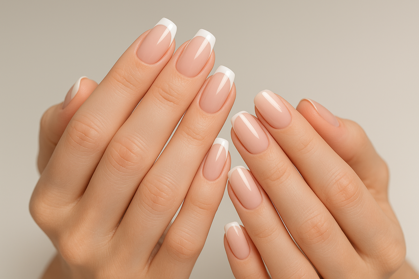 ongle soigne avec faux ongle